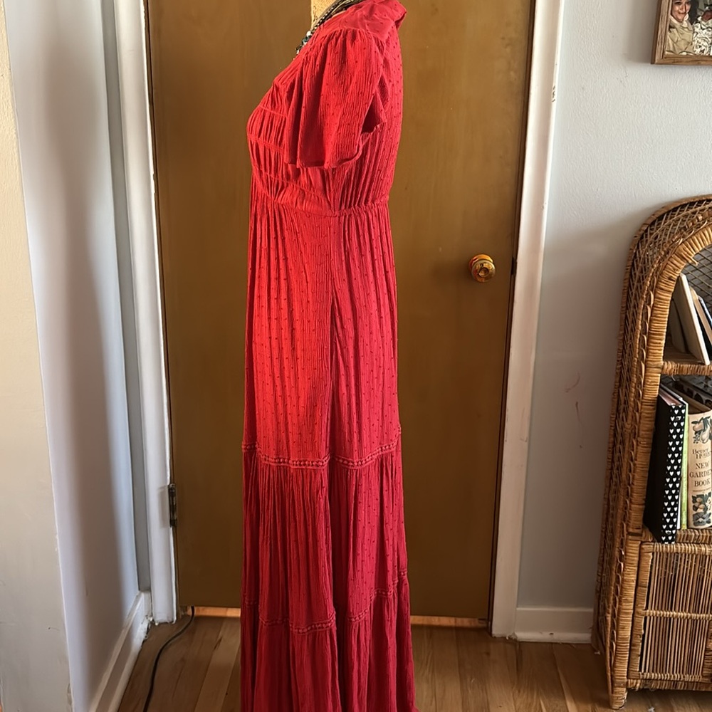 Red boho dress - Picture 2 of 4